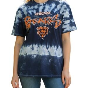 NFL Team Apparel Chicago Bears 🐻 Blue Tie-Dye Shirt